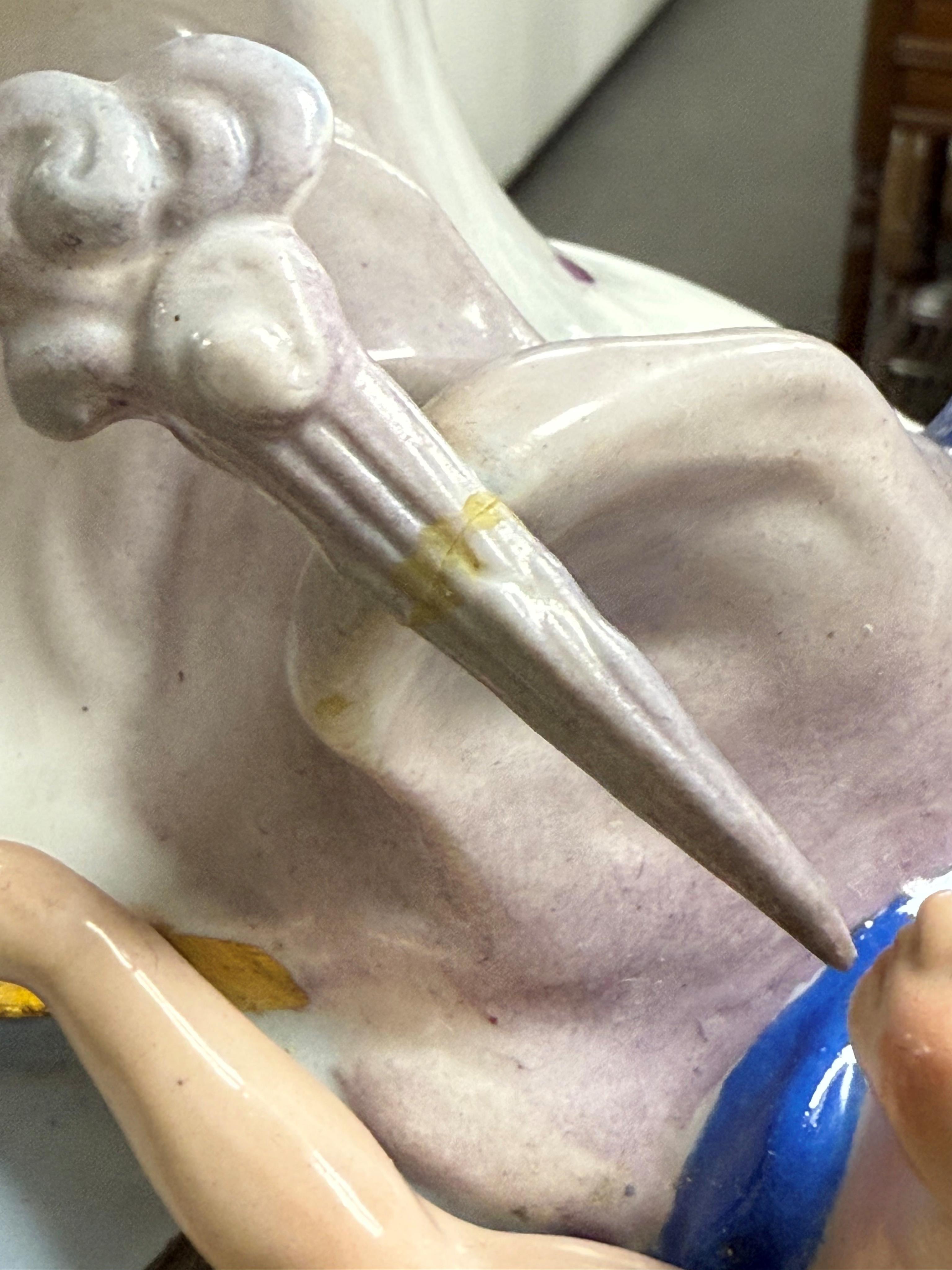 A large Meissen ‘Elements’ ewer, emblematic of air, late 19th century